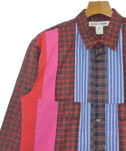 COMME des GARCONS SHIRT（コムデギャルソンシャツ）カジュアルシャツ 赤 サイズ:L メンズ/2200659374059
