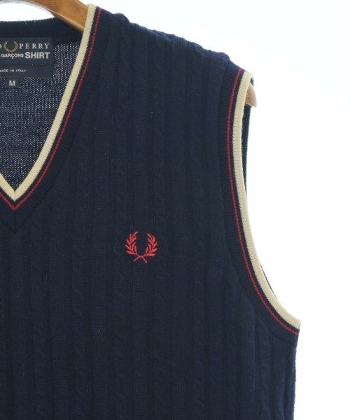 COMME des GARCONS SHIRT（コムデギャルソンシャツ）ベスト 紺 サイズ:M メンズ/2200658334146