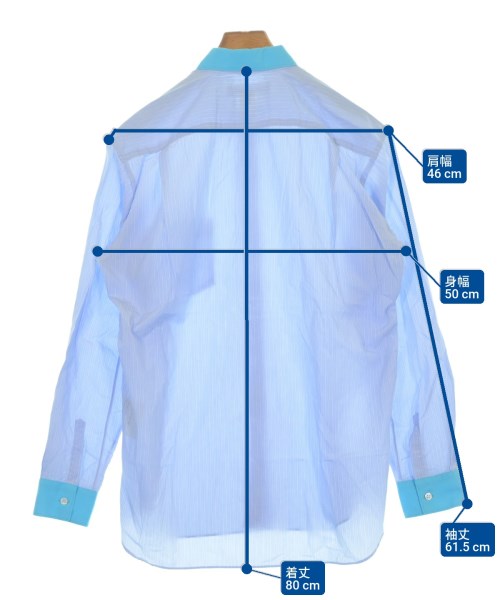 COMME des GARCONS SHIRT（コムデギャルソンシャツ）カジュアルシャツ 青 サイズ:M メンズ/2200659950130