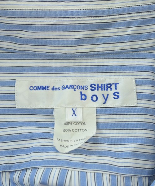 COMME des GARCONS SHIRT（コムデギャルソンシャツ）カジュアルシャツ 青 サイズ:X(XL位) メンズ/2200660267234