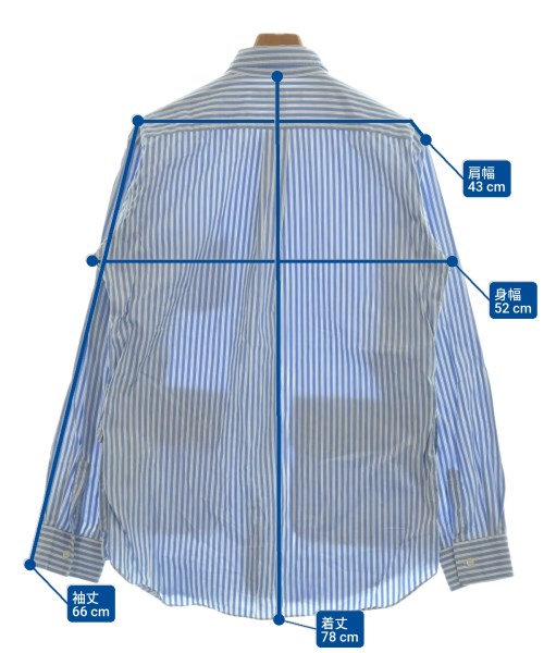 COMME des GARCONS SHIRT（コムデギャルソンシャツ）カジュアルシャツ 青 サイズ:X(XL位) メンズ/2200660267234