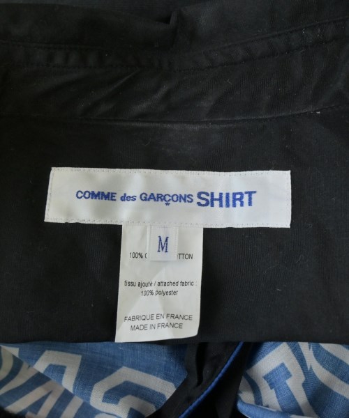 COMME des GARCONS SHIRT（コムデギャルソンシャツ）カジュアルシャツ 黒 サイズ:M メンズ/2200661419021