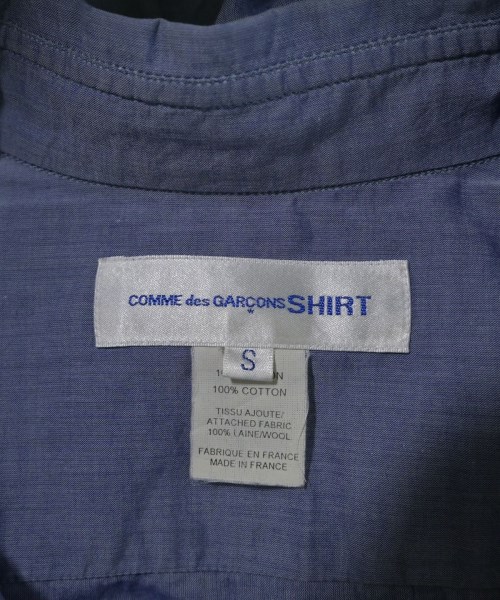 COMME des GARCONS SHIRT（コムデギャルソンシャツ）カジュアルシャツ 青 サイズ:S メンズ/2200652643183