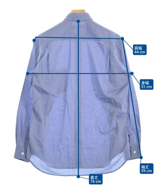 COMME des GARCONS SHIRT（コムデギャルソンシャツ）カジュアルシャツ 青 サイズ:S メンズ/2200652643183