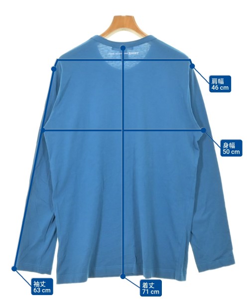 COMME des GARCONS SHIRT（コムデギャルソンシャツ）Tシャツ・カットソー 青 サイズ:XL メンズ/2200661967027