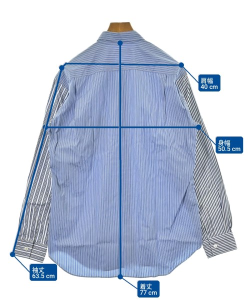 COMME des GARCONS SHIRT（コムデギャルソンシャツ）カジュアルシャツ 青 サイズ:S メンズ/2200711304024