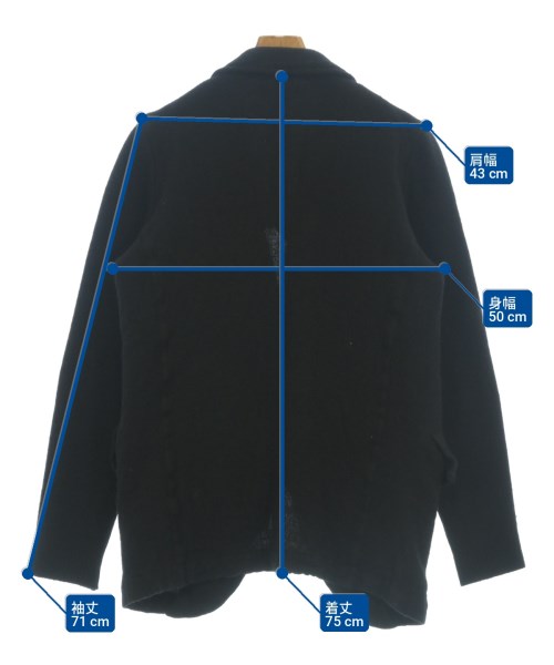 COMME des GARCONS SHIRT（コムデギャルソンシャツ）カジュアルジャケット 黒 サイズ:M メンズ/2200712728010