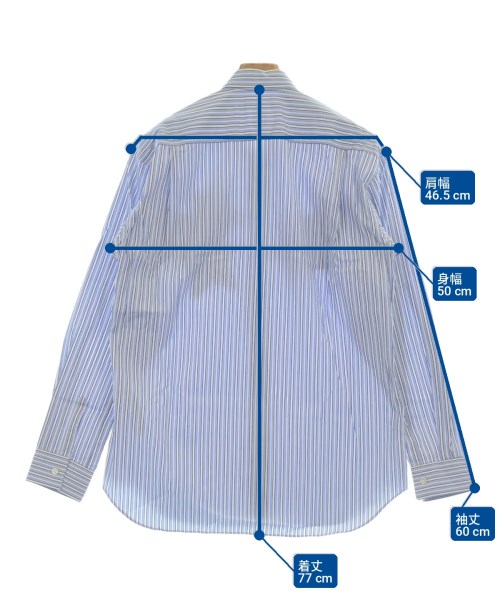COMME des GARCONS SHIRT（コムデギャルソンシャツ）カジュアルシャツ 青 サイズ:S メンズ/2200712728041