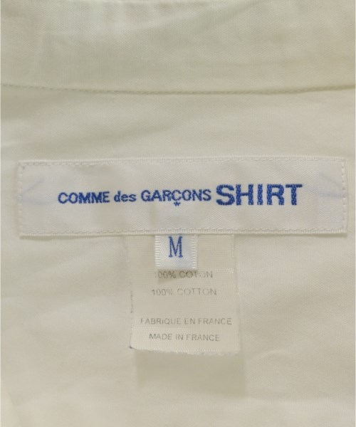 COMME des GARCONS SHIRT（コムデギャルソンシャツ）カジュアルシャツ 白 サイズ:M メンズ/2200712777018