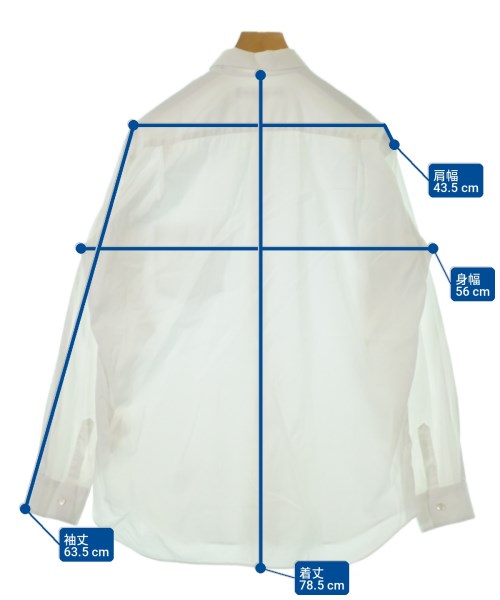 COMME des GARCONS SHIRT（コムデギャルソンシャツ）カジュアルシャツ 白 サイズ:M メンズ/2200712777018