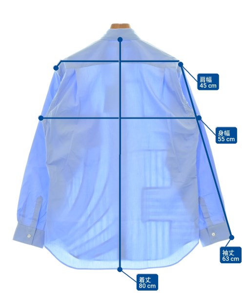 COMME des GARCONS SHIRT（コムデギャルソンシャツ）カジュアルシャツ 青 サイズ:M メンズ/2200713054019