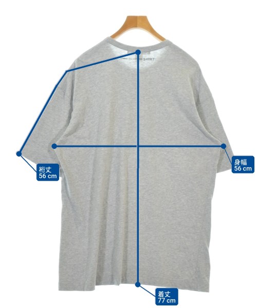 COMME des GARCONS SHIRT（コムデギャルソンシャツ）Tシャツ・カットソー グレー サイズ:L メンズ/2200713093018
