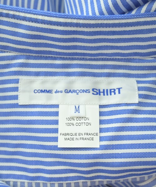 COMME des GARCONS SHIRT（コムデギャルソンシャツ）カジュアルシャツ 青 サイズ:M メンズ/2200713105025