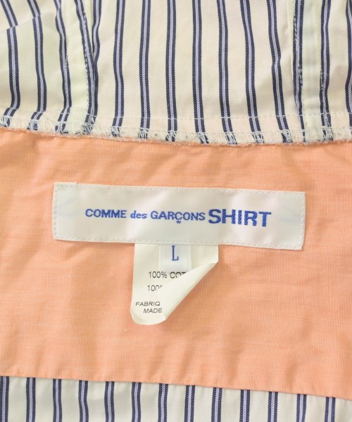 COMME des GARCONS SHIRT（コムデギャルソンシャツ）カジュアルシャツ 白 サイズ:L メンズ/2200713714029