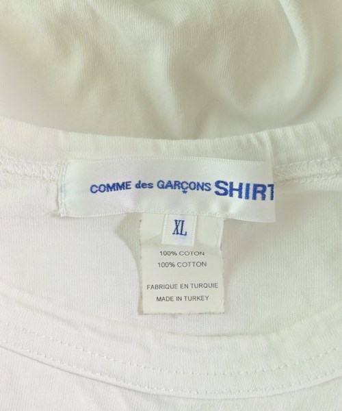 COMME des GARCONS SHIRT（コムデギャルソンシャツ）Tシャツ・カットソー 白 サイズ:XL メンズ/2200714708034