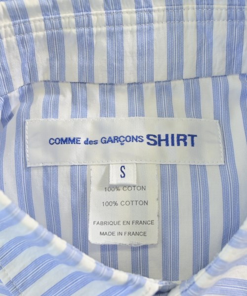 COMME des GARCONS SHIRT（コムデギャルソンシャツ）カジュアルシャツ 青 サイズ:S メンズ/2200715101018