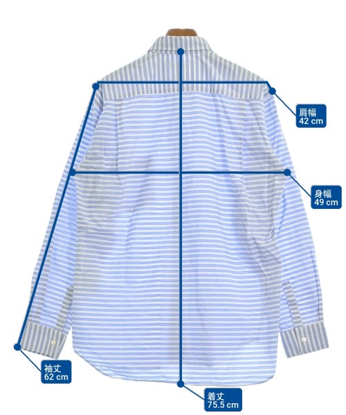 COMME des GARCONS SHIRT（コムデギャルソンシャツ）カジュアルシャツ 青 サイズ:S メンズ/2200715101018