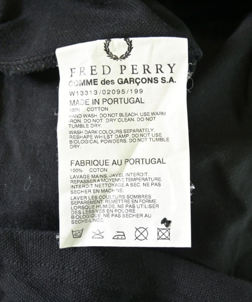 COMME des GARCONS SHIRT（コムデギャルソンシャツ）ポロシャツ 黒 サイズ:XS メンズ/2200712995115