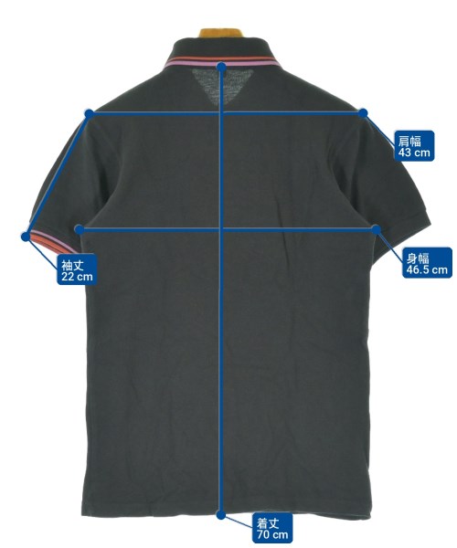 COMME des GARCONS SHIRT（コムデギャルソンシャツ）ポロシャツ 黒 サイズ:XS メンズ/2200712995115