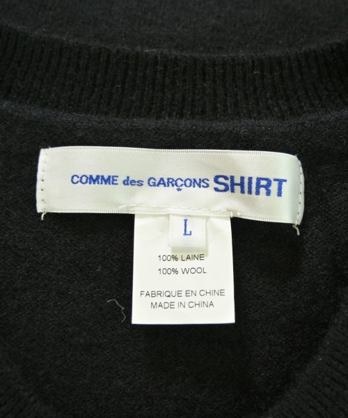 COMME des GARCONS SHIRT（コムデギャルソンシャツ）カーディガン 黒 サイズ:L メンズ/2200715946015