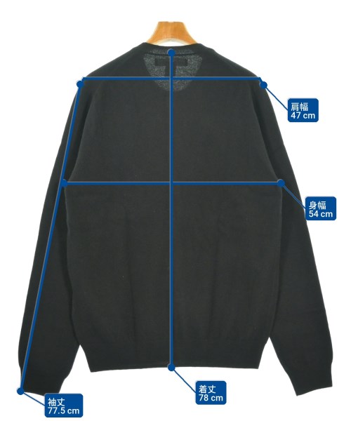 COMME des GARCONS SHIRT（コムデギャルソンシャツ）カーディガン 黒 サイズ:L メンズ/2200715946015