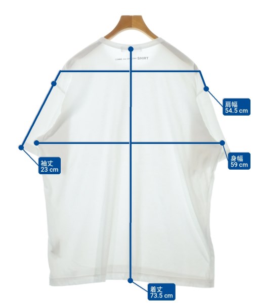 COMME des GARCONS SHIRT（コムデギャルソンシャツ）Tシャツ・カットソー 白 サイズ:L メンズ/2200716080084