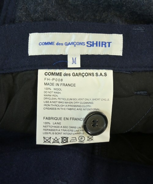 COMME des GARCONS SHIRT（コムデギャルソンシャツ）スラックス 紺 サイズ:M メンズ/2200716495109