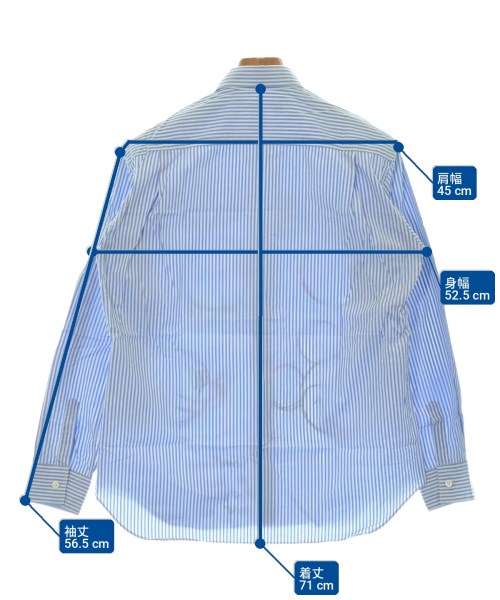COMME des GARCONS SHIRT（コムデギャルソンシャツ）カジュアルシャツ 青 サイズ:XS メンズ/2200716495130