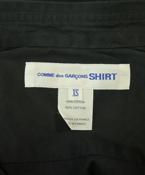 COMME des GARCONS SHIRT（コムデギャルソンシャツ）カジュアルシャツ 黒 サイズ:XS メンズ/2200716495147