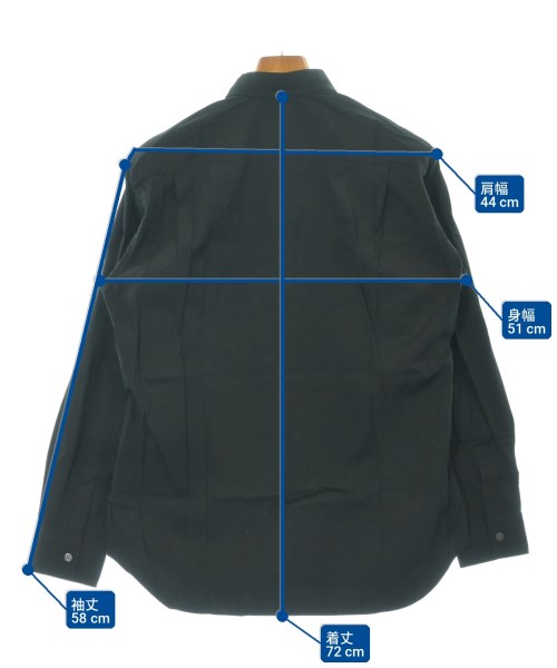 COMME des GARCONS SHIRT（コムデギャルソンシャツ）カジュアルシャツ 黒 サイズ:XS メンズ/2200716495147
