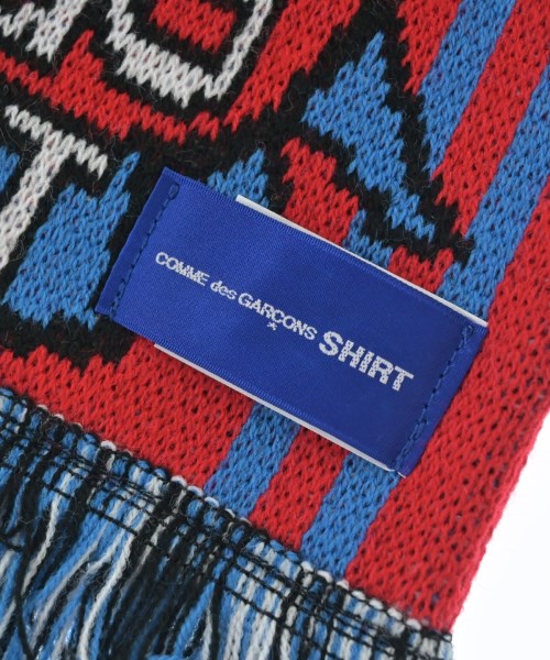COMME des GARCONS SHIRT（コムデギャルソンシャツ）マフラー 赤 サイズ:- メンズ/2200716809012
