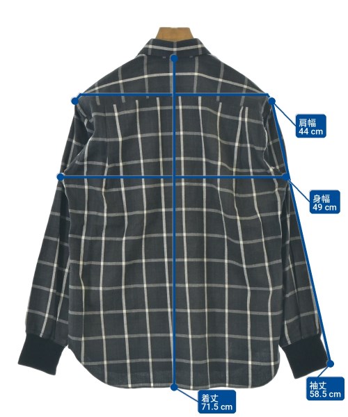 COMME des GARCONS SHIRT（コムデギャルソンシャツ）カジュアルシャツ 黒 サイズ:XS メンズ/2200716322122