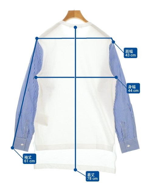 COMME des GARCONS SHIRT（コムデギャルソンシャツ）Tシャツ・カットソー 白 サイズ:S メンズ/2200716322429