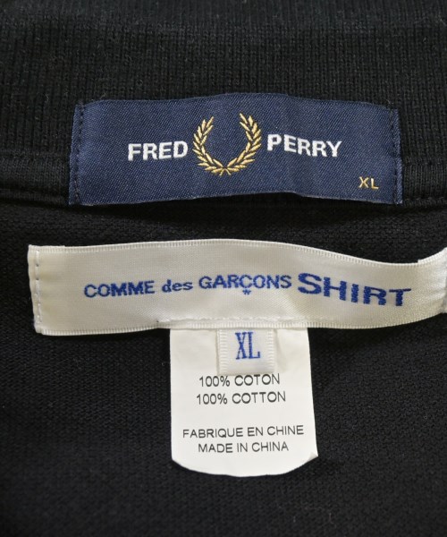 COMME des GARCONS SHIRT（コムデギャルソンシャツ）ポロシャツ 黒 サイズ:XL メンズ/2200705424059