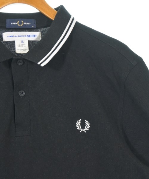 COMME des GARCONS SHIRT（コムデギャルソンシャツ）ポロシャツ 黒 サイズ:XL メンズ/2200705424059