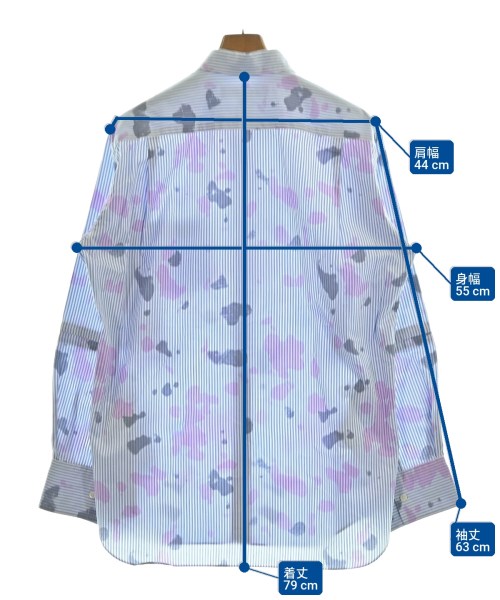 COMME des GARCONS SHIRT（コムデギャルソンシャツ）カジュアルシャツ 青 サイズ:M メンズ/2200716664123
