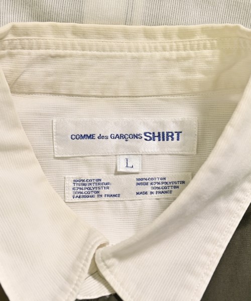 COMME des GARCONS SHIRT（コムデギャルソンシャツ）カジュアルシャツ 白 サイズ:L メンズ/2200717641017