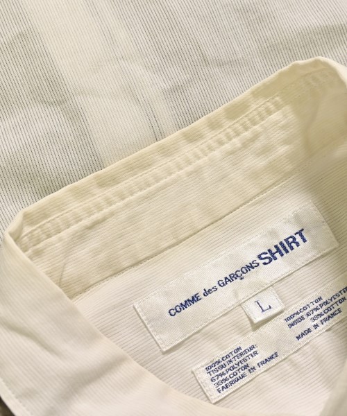 COMME des GARCONS SHIRT（コムデギャルソンシャツ）カジュアルシャツ 白 サイズ:L メンズ/2200717641017