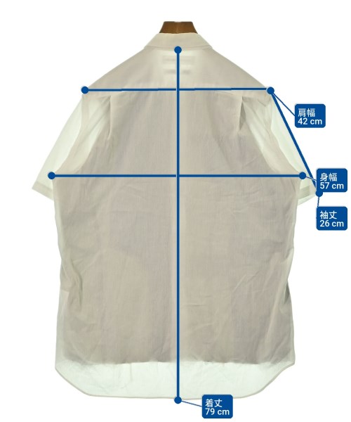 COMME des GARCONS SHIRT（コムデギャルソンシャツ）カジュアルシャツ 白 サイズ:L メンズ/2200717641017