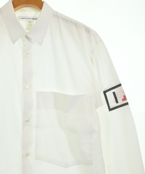 COMME des GARCONS SHIRT（コムデギャルソンシャツ）カジュアルシャツ 白 サイズ:L メンズ/2200718552039