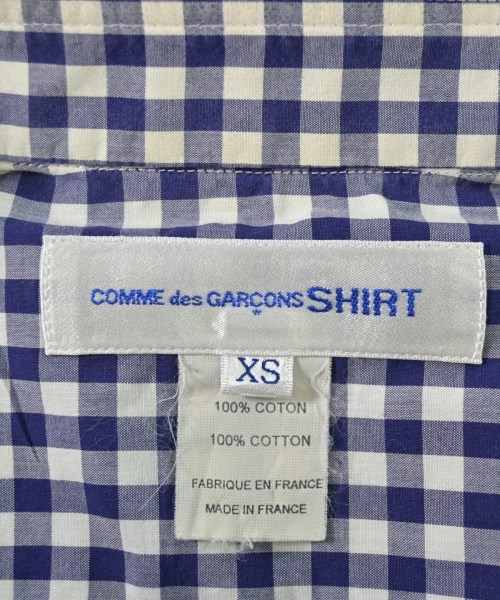 COMME des GARCONS SHIRT（コムデギャルソンシャツ）カジュアルシャツ 青 サイズ:XS メンズ/2200718796013