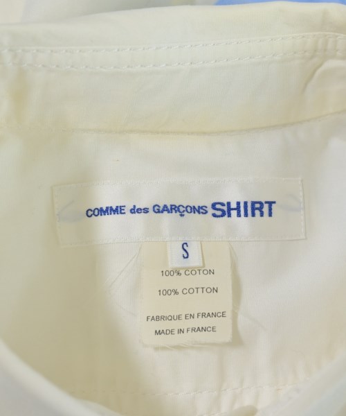 COMME des GARCONS SHIRT（コムデギャルソンシャツ）カジュアルシャツ 白 サイズ:S メンズ/2200715483091