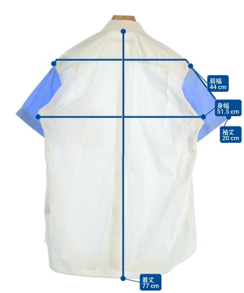 COMME des GARCONS SHIRT（コムデギャルソンシャツ）カジュアルシャツ 白 サイズ:S メンズ/2200715483091