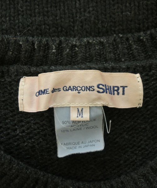 COMME des GARCONS SHIRT（コムデギャルソンシャツ）ニット・セーター 黒 サイズ:M メンズ/2200719220036