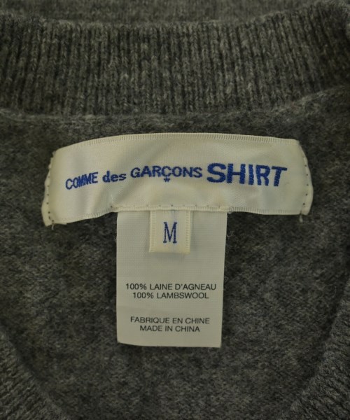 COMME des GARCONS SHIRT（コムデギャルソンシャツ）ニット・セーター グレー サイズ:M メンズ/2200719409011