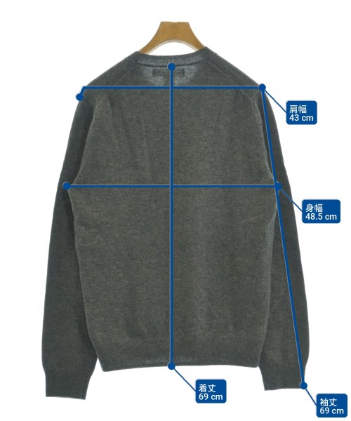 COMME des GARCONS SHIRT（コムデギャルソンシャツ）ニット・セーター グレー サイズ:M メンズ/2200719409011
