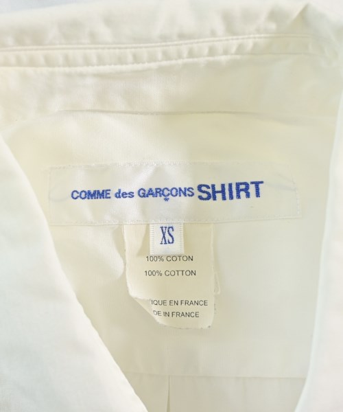 COMME des GARCONS SHIRT（コムデギャルソンシャツ）カジュアルシャツ 白 サイズ:XS メンズ/2200718384180