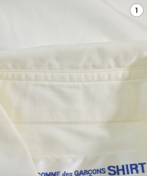 COMME des GARCONS SHIRT（コムデギャルソンシャツ）カジュアルシャツ 白 サイズ:XS メンズ/2200718384180