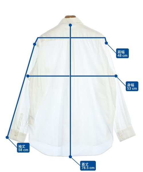 COMME des GARCONS SHIRT（コムデギャルソンシャツ）カジュアルシャツ 白 サイズ:S メンズ/2200718384197