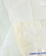 COMME des GARCONS SHIRT（コムデギャルソンシャツ）カジュアルシャツ 白 サイズ:S メンズ/2200718384197